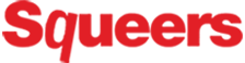 Squeers logo in navbar.