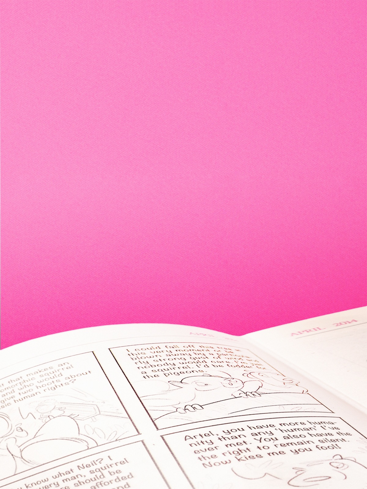 Squeers comic strip episode, What About my Human Rights. Concept, copywriting and editorial illustration by Roberto Millan.